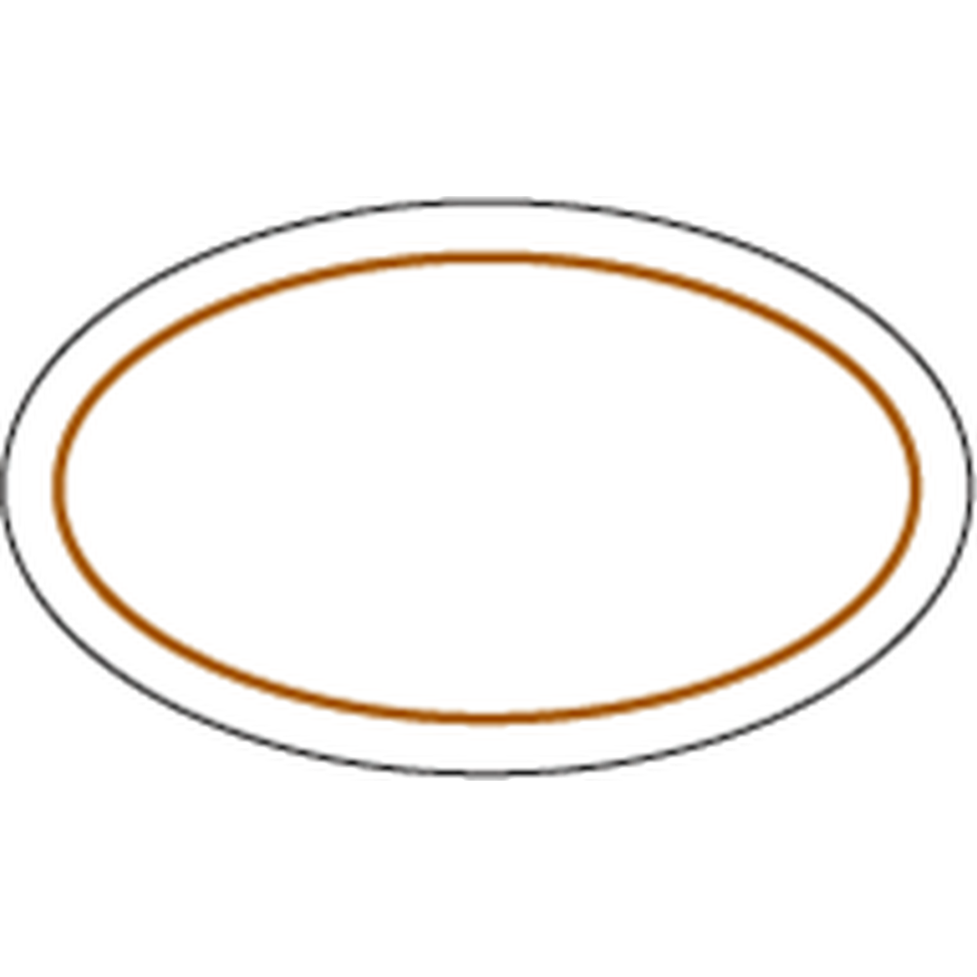 ARC POPシール 無地枠有ﾀﾞｴﾝ RE【13mm×22mm】500枚入 LH1006S-01