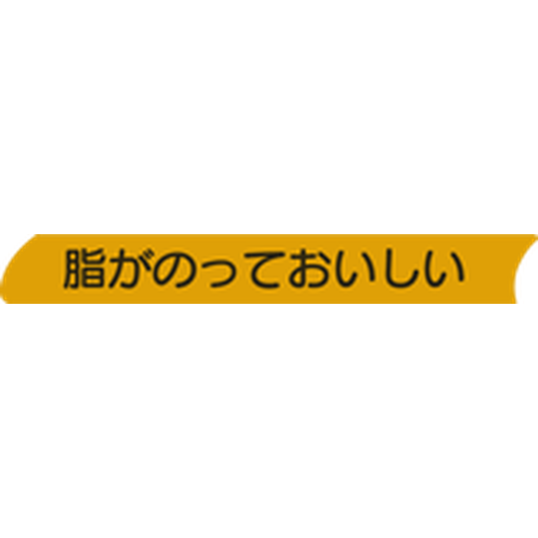 ARC POPシール 脂がのっておいしPI【12mm×90mm】500枚入 LH862S-01