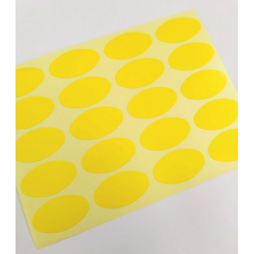 ARC POPシール 黄無地 RE【30mm×17mm】1000枚入 LQ326S-03