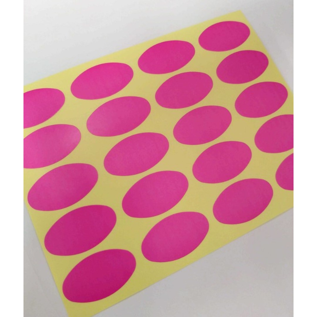 ARC POPシール ピンク無地 RE【30mm×17mm】1000枚入 LQ327S-02