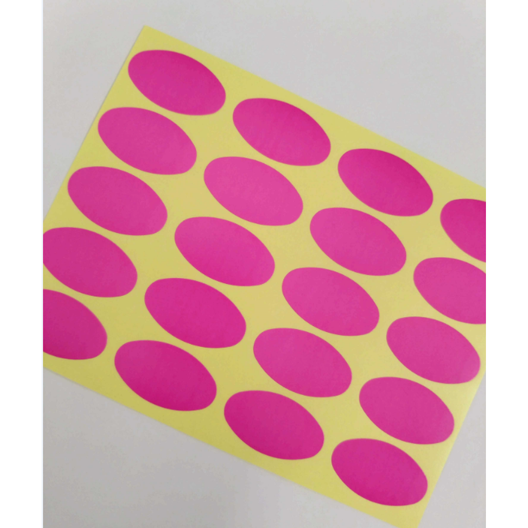 ARC POPシール ピンク無地 RE【30mm×17mm】1000枚入 LQ327S-03
