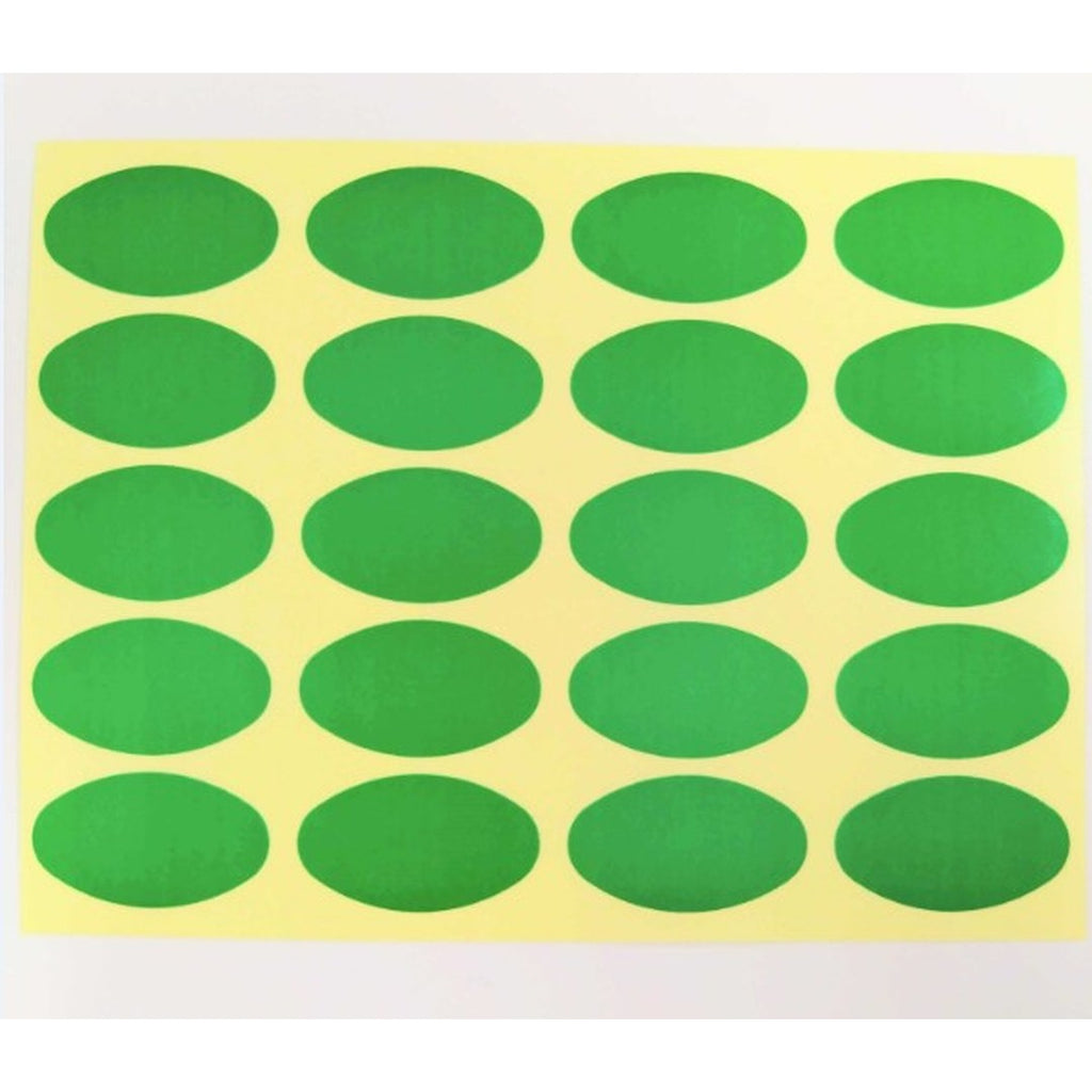 ARC POPシール グリーン無地 RE【30mm×17mm】1000枚入 LQ328S-02
