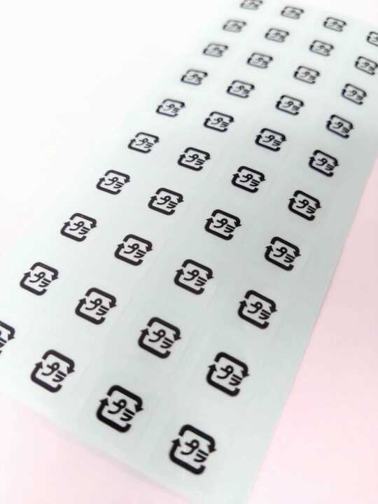 プラマークPET OR【10mm×10mm】1000枚入 LQ624S
