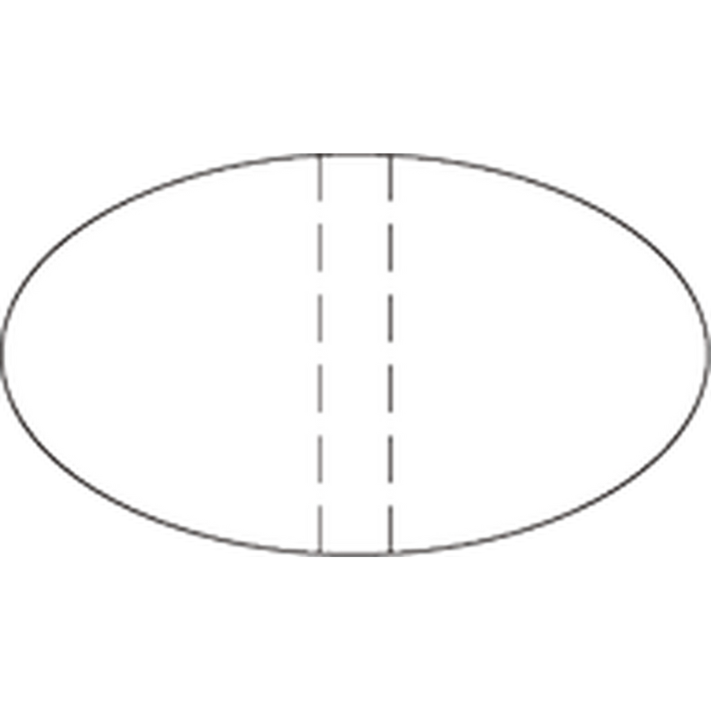 ARC POPシール 透明ﾐｼﾝﾀﾞｴﾝ17X30RE【17mm×30mm】500枚入 LQ940S-01