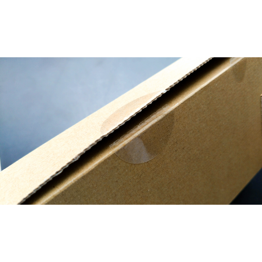 ARC POPシール 透明ﾐｼﾝ ﾏﾙ30X30 PI【30mm×30mm】500枚入 LQ942S-04