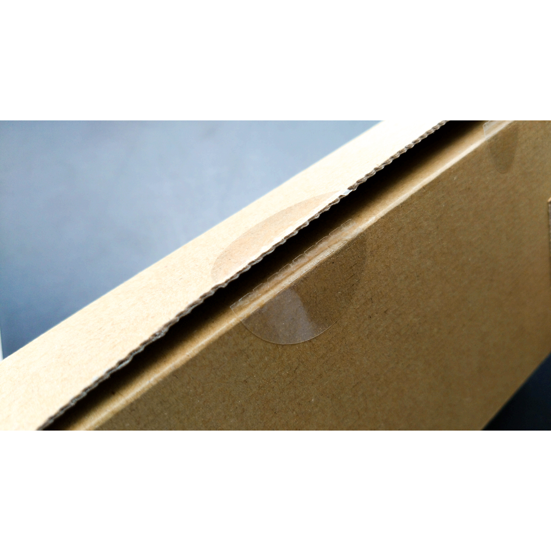 ARC POPシール 透明ﾐｼﾝ ﾏﾙ30X30 PI【30mm×30mm】500枚入 LQ942S-04