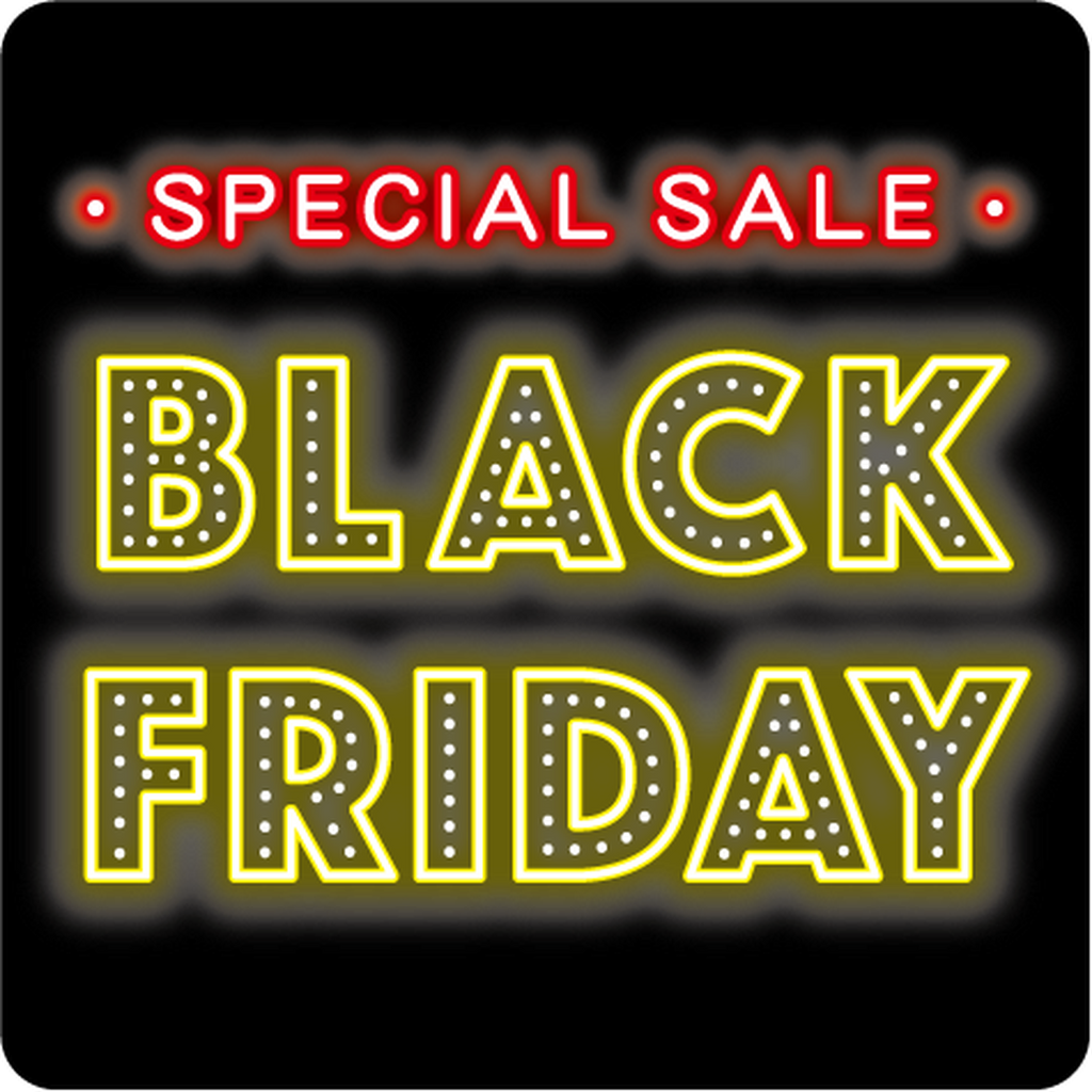 ARC POPシール BLACK FRIDAY PI【40mm×40mm】300枚入 LQ971S-01