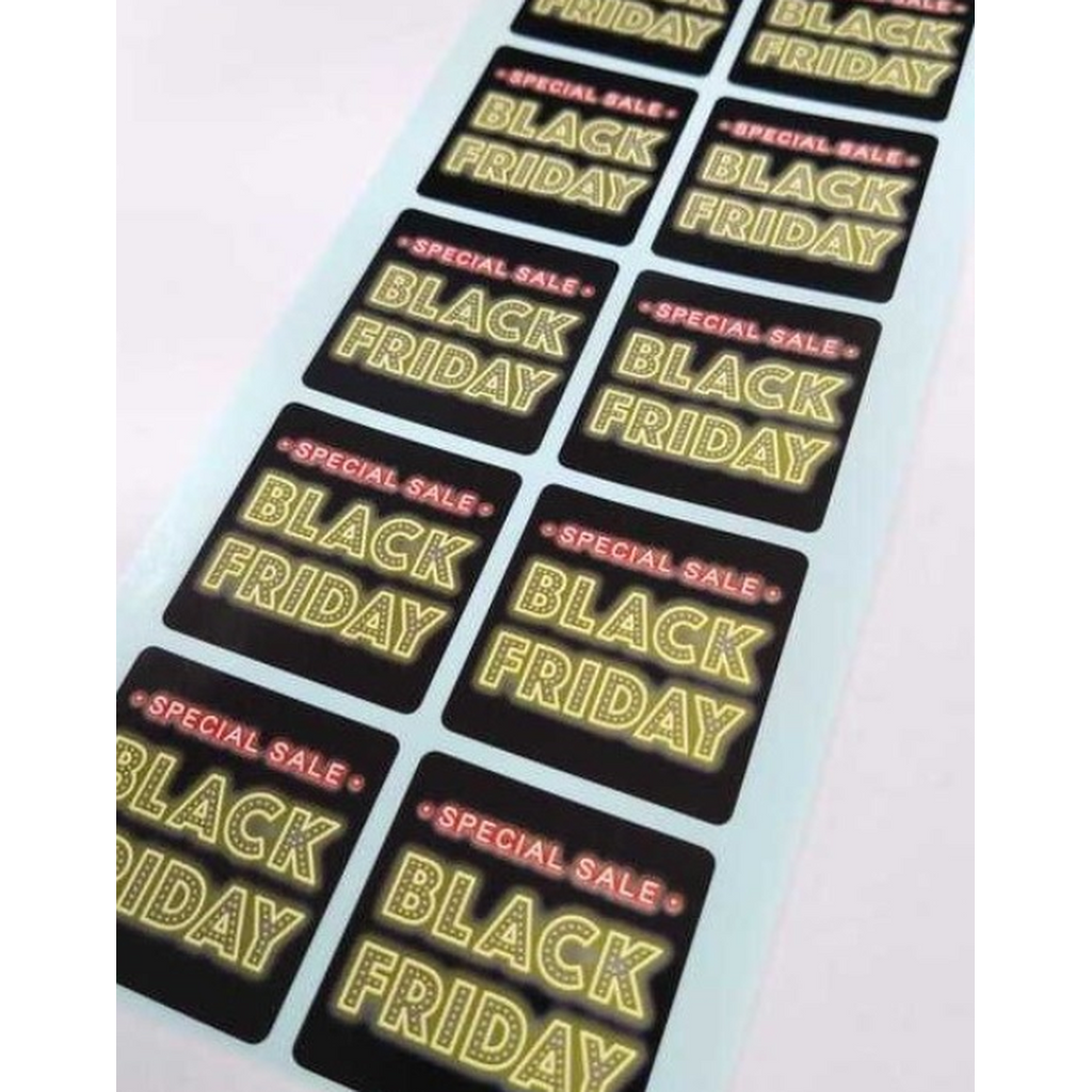ARC POPシール BLACK FRIDAY PI【40mm×40mm】300枚入 LQ971S-02