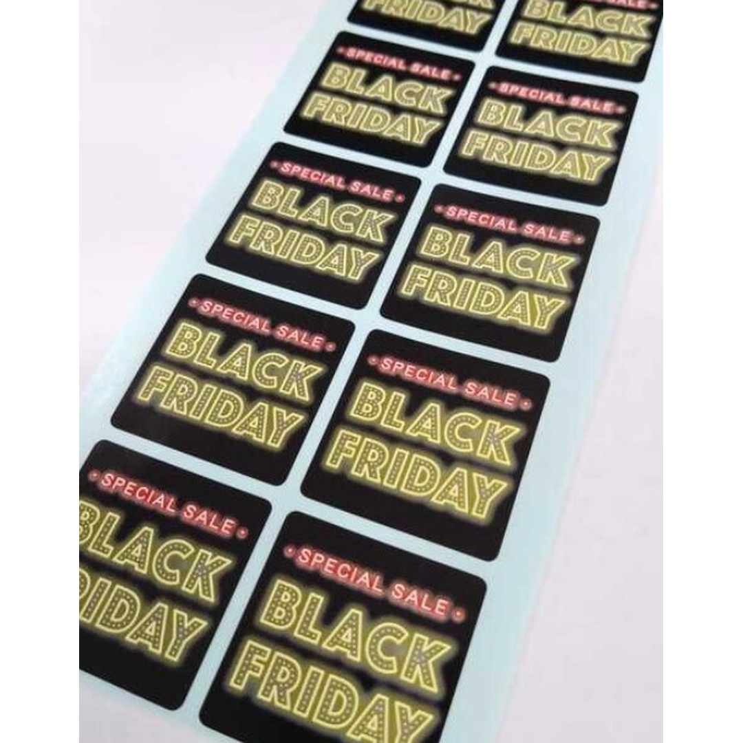ARC POPシール BLACK FRIDAY PI【40mm×40mm】300枚入 LQ971S-02