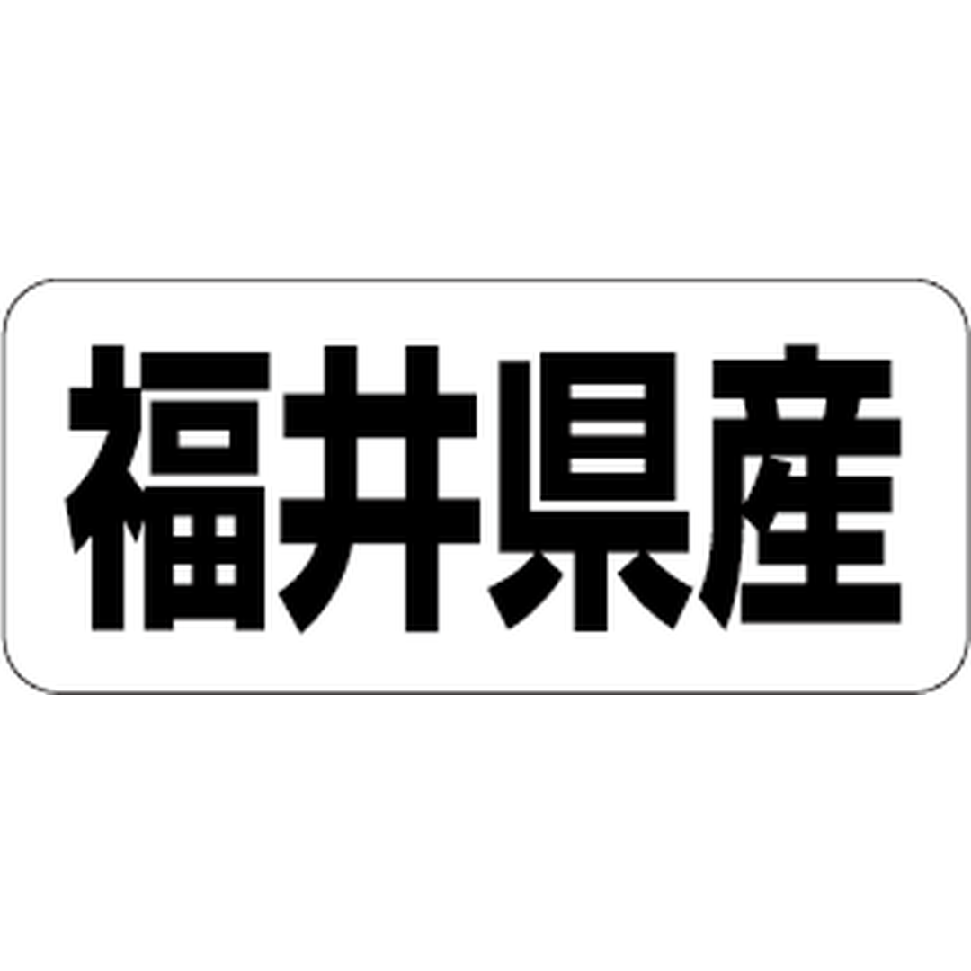 ARC POPシール 福井県産 RE【35mm×15mm】500枚入 LRF0020S-01