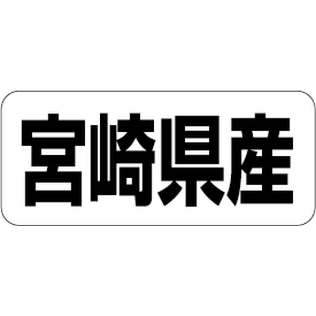 ARC POPシール 宮崎県産 RE【35mm×15mm】500枚入 LRF0045S-01