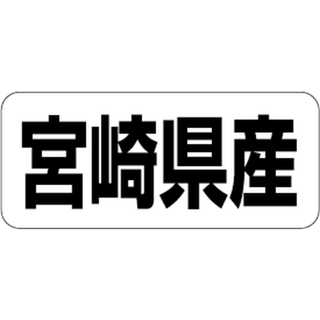 ARC POPシール 宮崎県産 RE【35mm×15mm】500枚入 LRF0045S-01