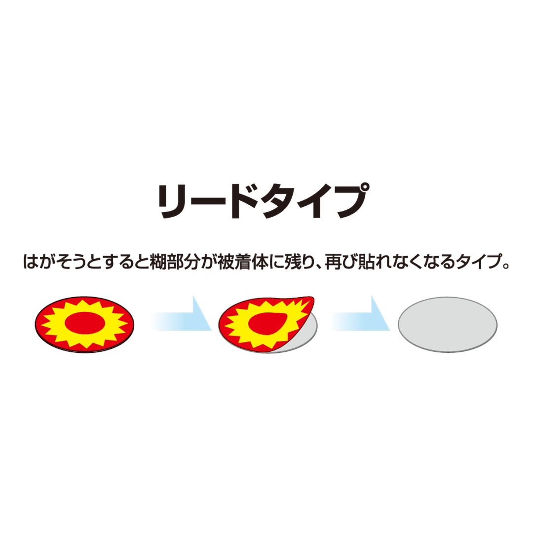 ARC POPシール 10ｴﾝﾋﾞｷ30φﾘｰﾄﾞ PI【30mm×30mm】600枚入 LRR0010S-02