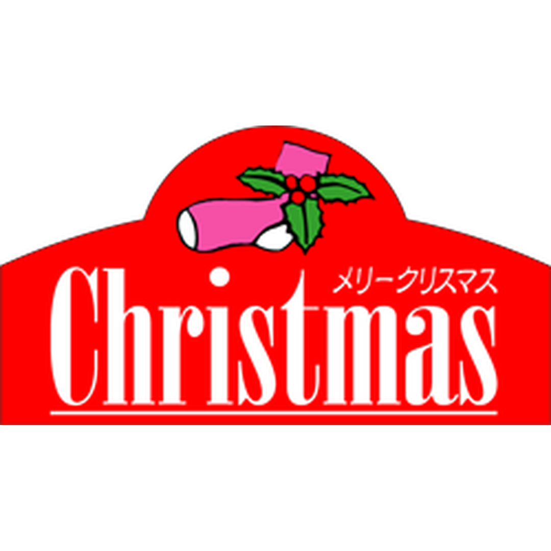 ARC POPシール クリスマスｸﾂｼﾀ PI【30mm×55mm】500枚入 LX102S-01