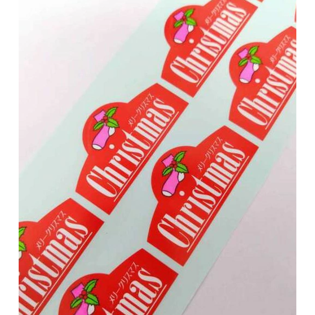 ARC POPシール クリスマスｸﾂｼﾀ PI【30mm×55mm】500枚入 LX102S-02