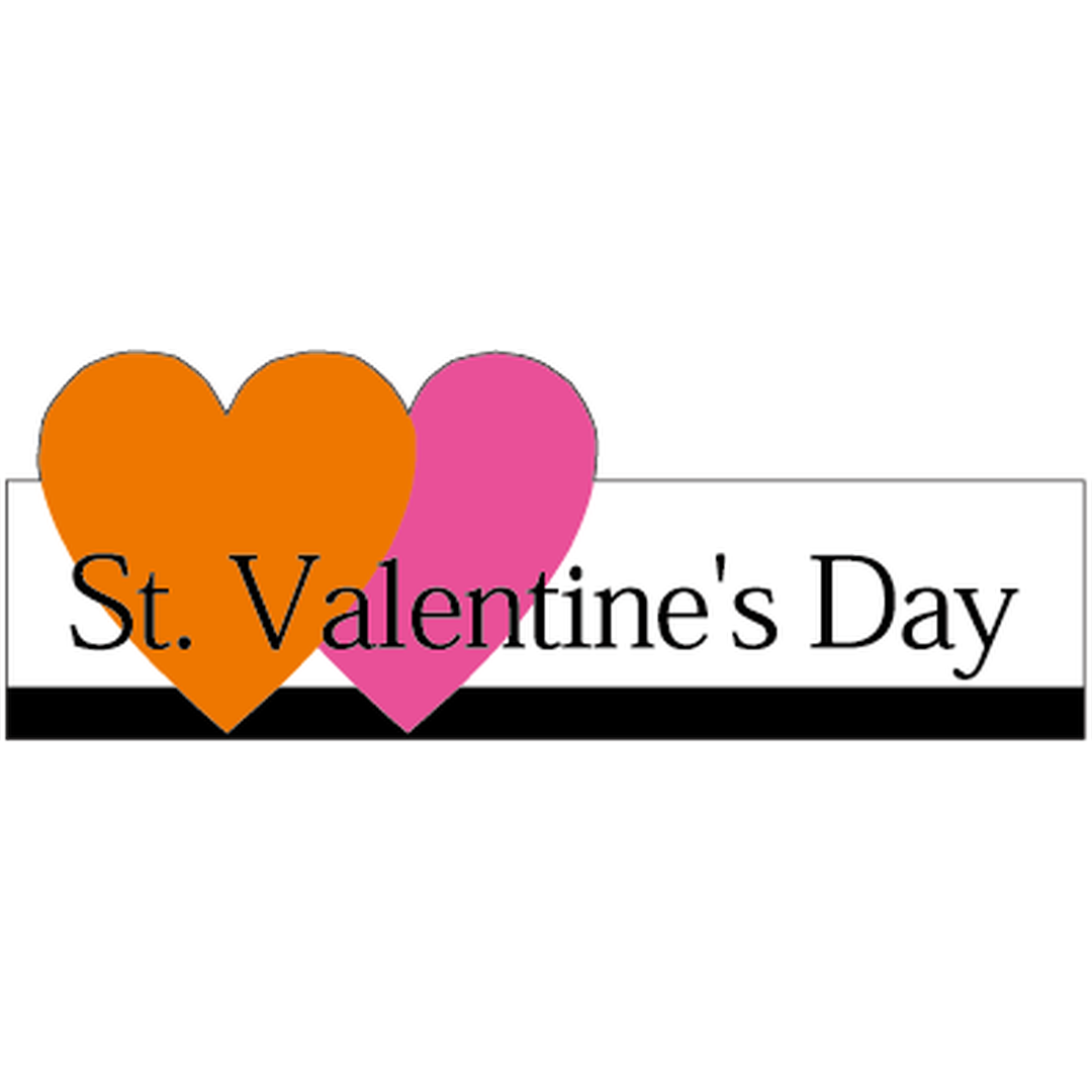 ARC POPシール ST.VALENTINES DAY BR【18mm×50mm】300枚入 LX113S-01
