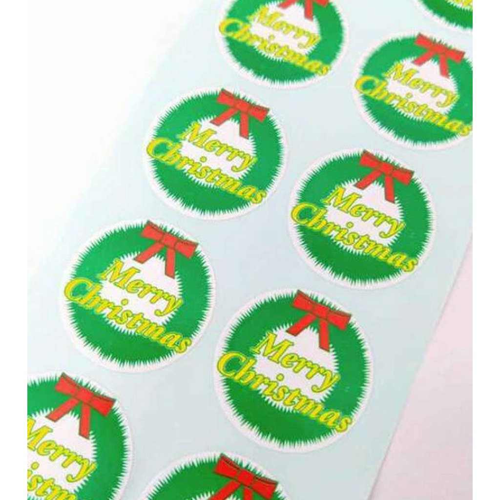 ARC POPシール MERRY CHRISTMAS RE【30mm×30mm】500枚入 LX139S-02