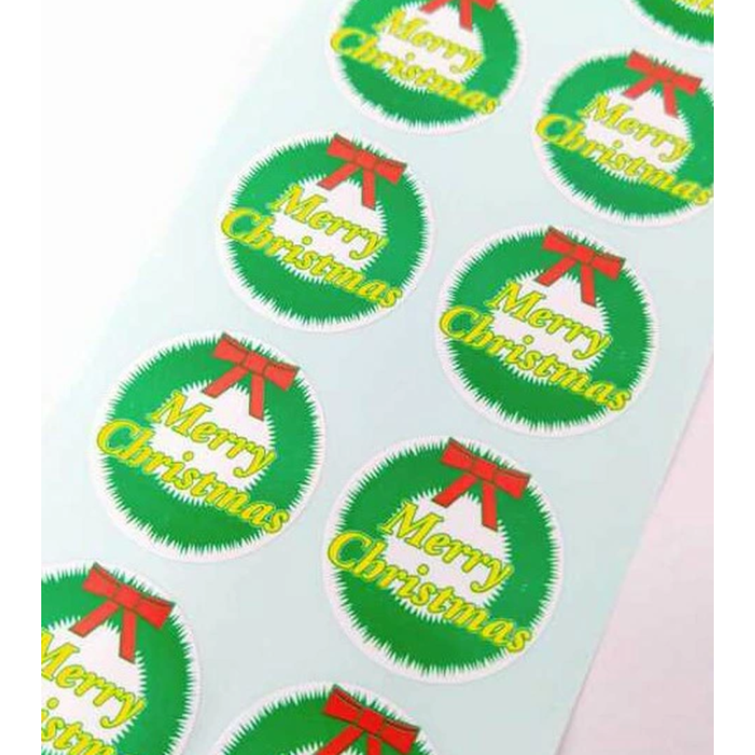ARC POPシール MERRY CHRISTMAS RE【30mm×30mm】500枚入 LX139S-02
