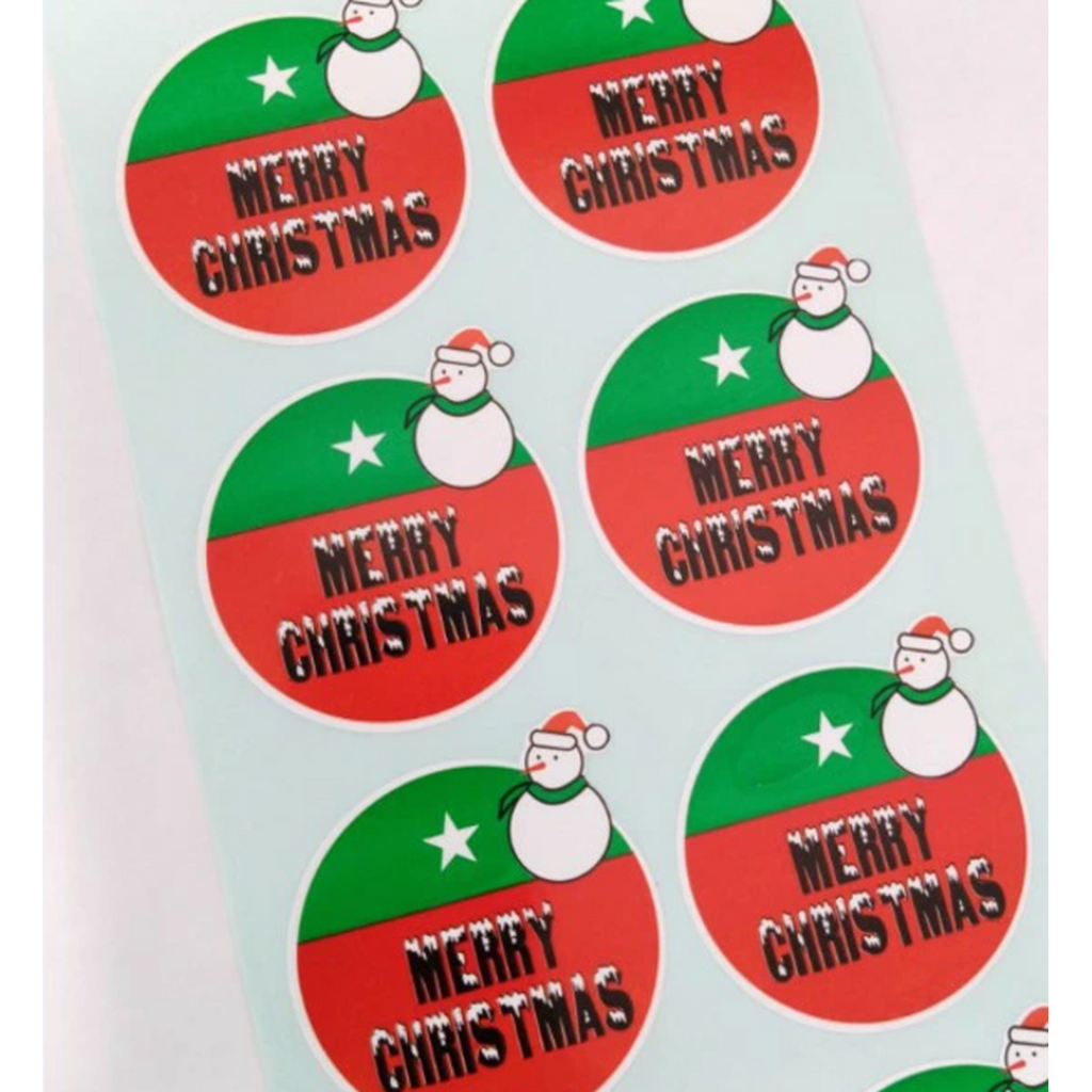 ARC POPシール M，CHRISTMAS ﾀﾞﾙﾏ RE【49mm×47mm】200枚入 LX226S-02