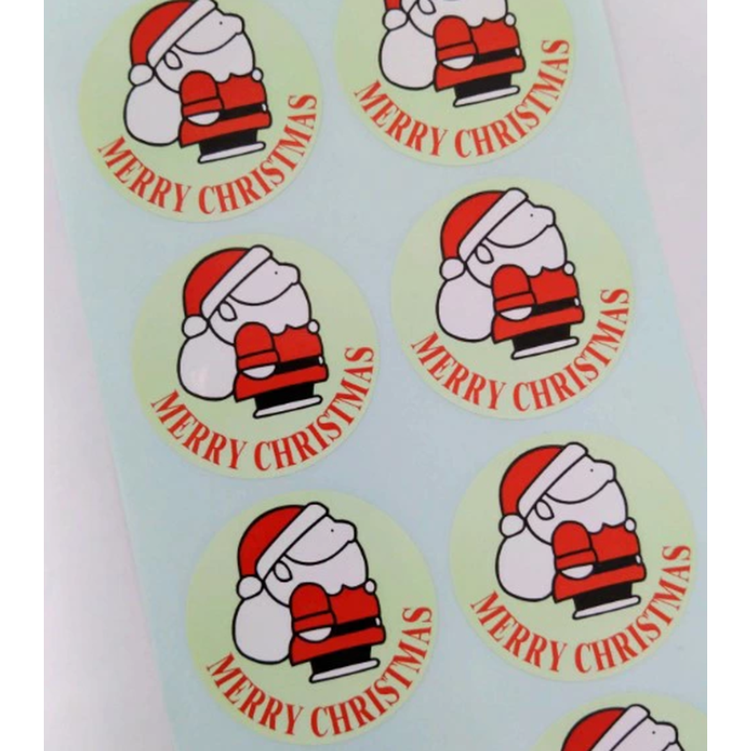ARC POPシール M，CHRISTMAS ｻﾝﾀ PI【40mm×40mm】500枚入 LX230S-02
