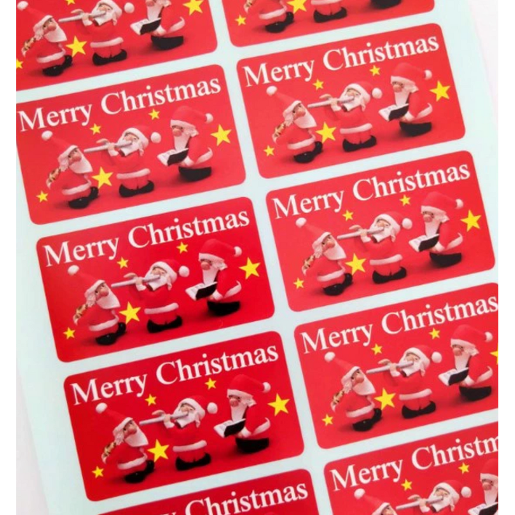 ARC POPシール MERRY XMAS ｻﾝﾀ GR【30mm×52mm】200枚入 LX246S-02