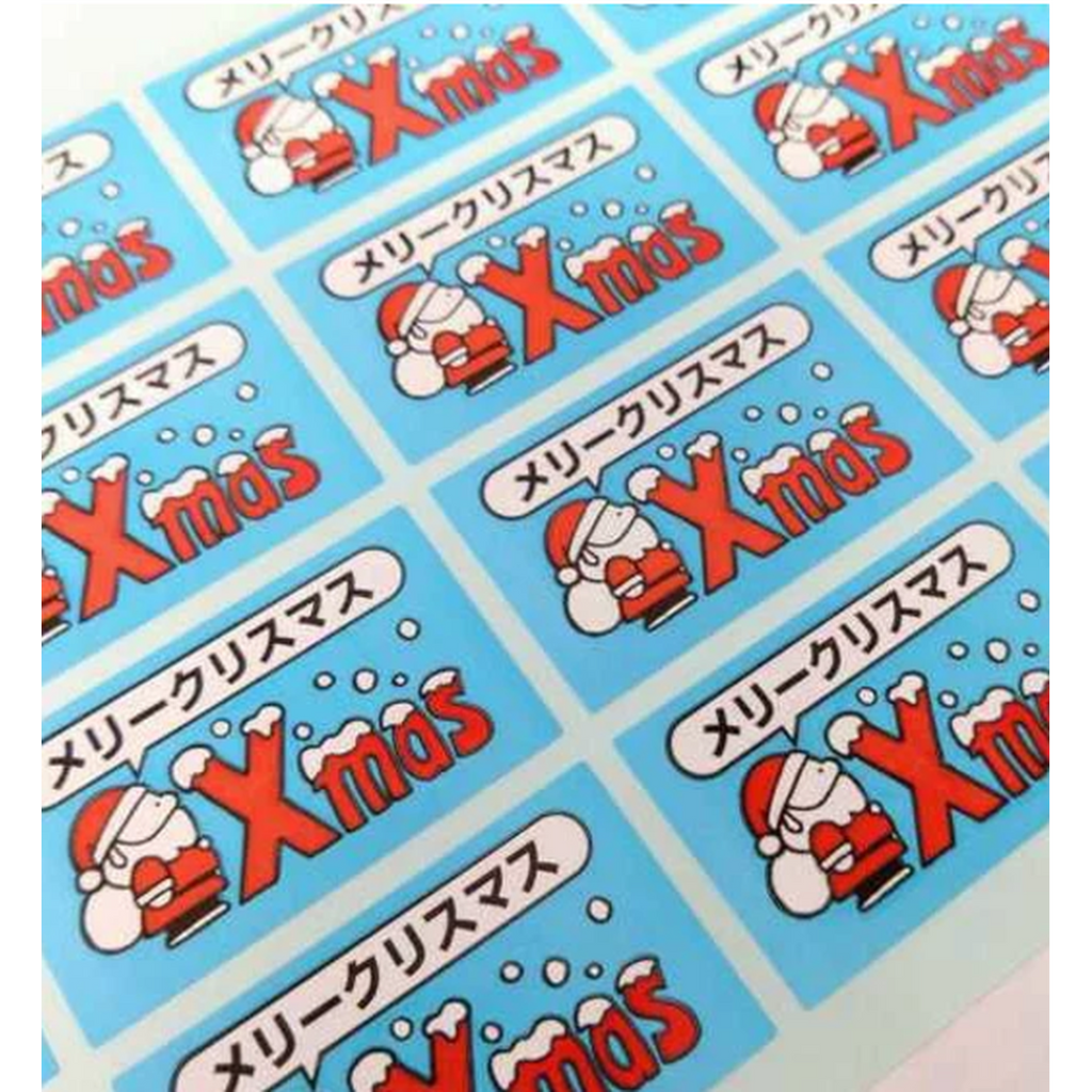 ARC POPシール ﾒﾘｰｸﾘｽﾏｽ XMAS RE【50mm×30mm】500枚入 LX25S-02