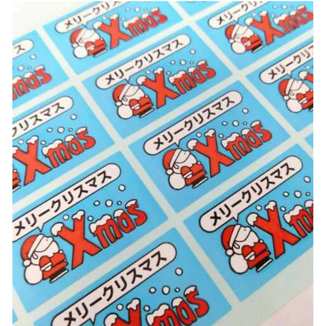 ARC POPシール ﾒﾘｰｸﾘｽﾏｽ XMAS RE【50mm×30mm】500枚入 LX25S-02