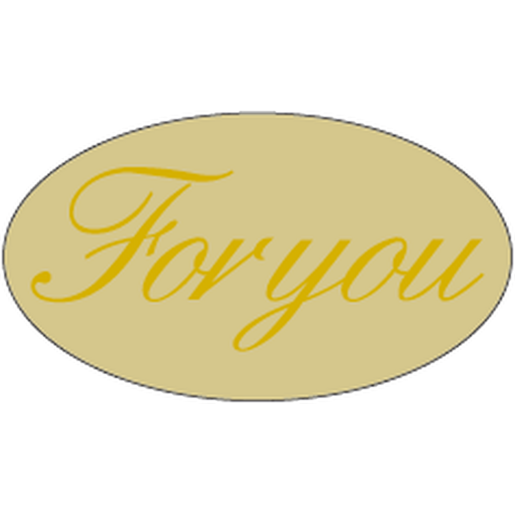 ARC POPシール ＦＯＲＹＯＵダエBU【17mm×30mm】300枚入 LX272S-01