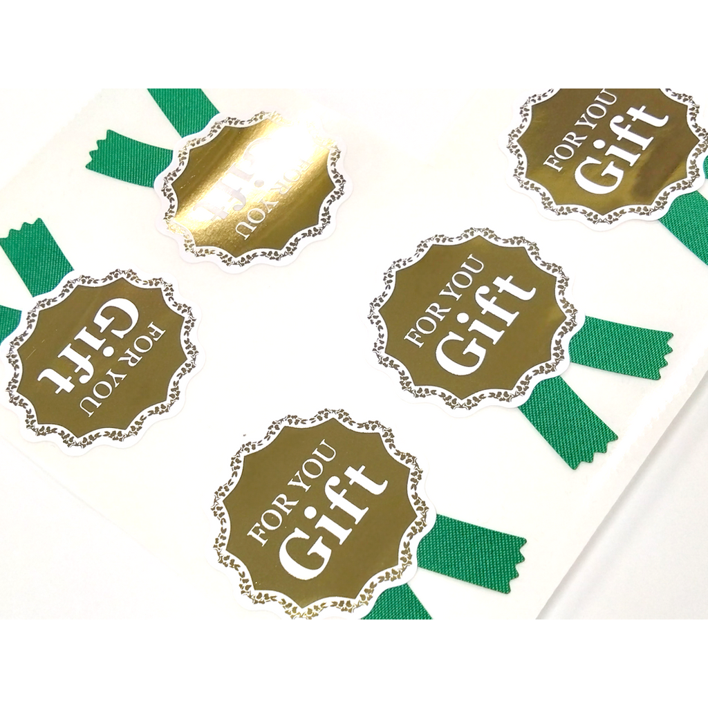 ARC POPシール GIFT ﾘﾎﾞﾝﾂｷ BL【35mm×35mm】90枚入 LX310S-02