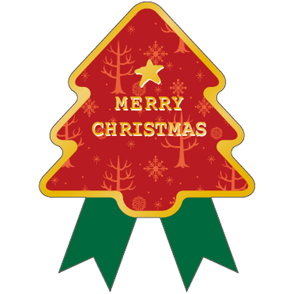 ARC POPシール ｸﾘｽﾏｽ ｷﾝ ﾘﾎﾞﾝﾂｷ BL【35mm×35mm】90枚入 LX312S-01
