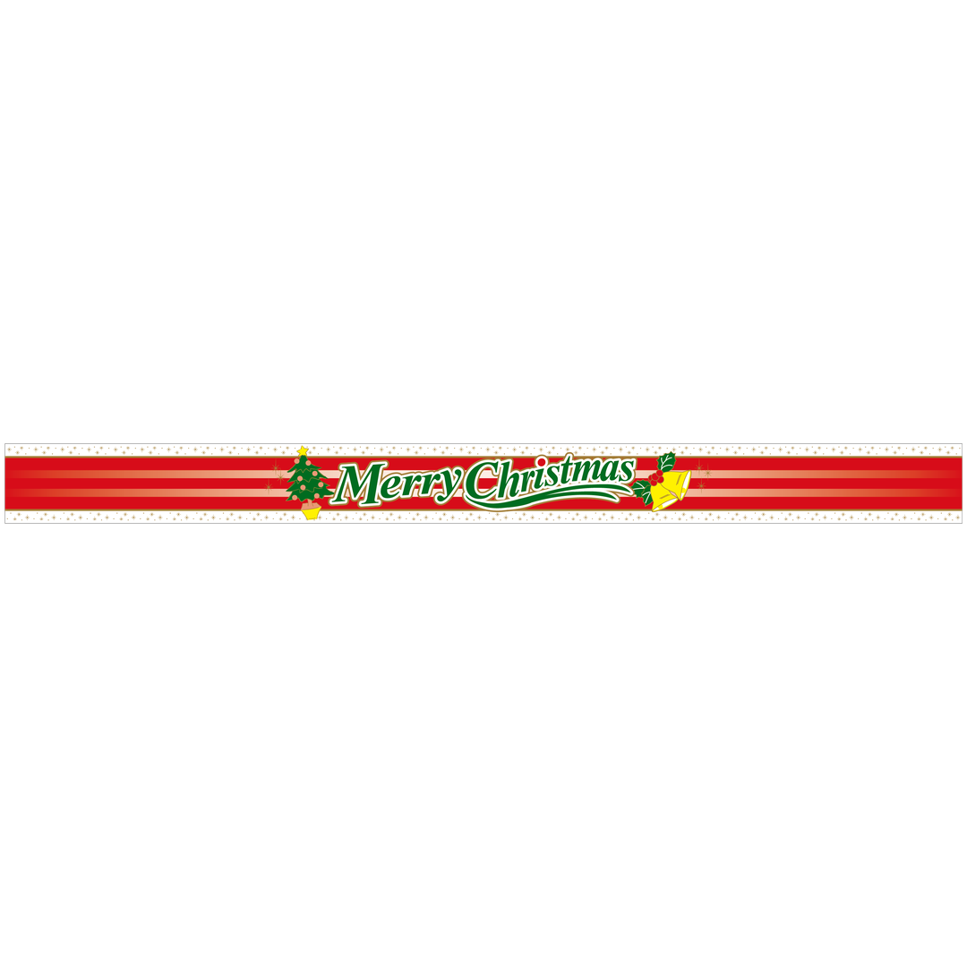 ARC POPシール ﾒﾘｰｸﾘｽﾏｽ ｵﾋﾞ BL【30mm×360mm】100枚入 LX357S-01