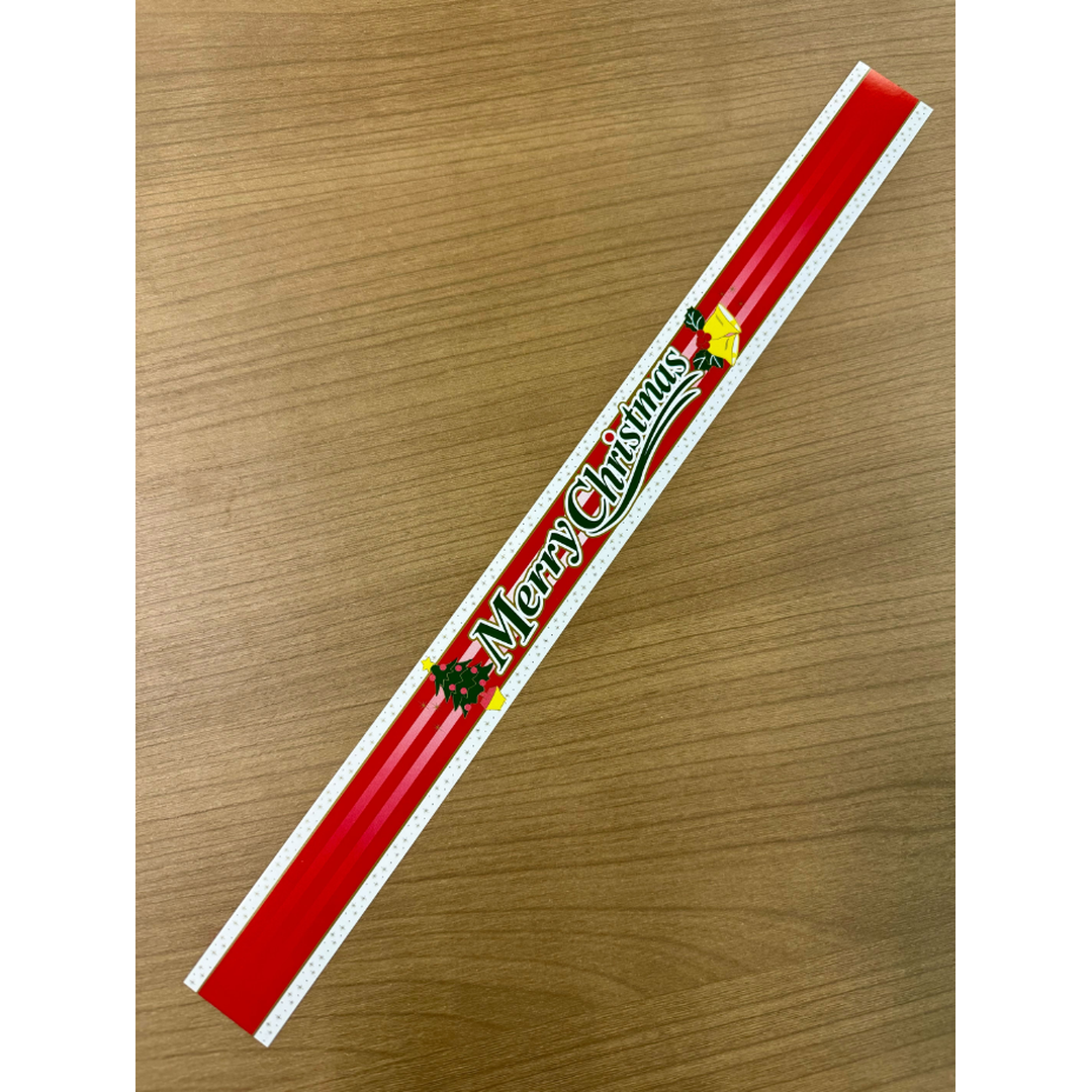 ARC POPシール ﾒﾘｰｸﾘｽﾏｽ ｵﾋﾞ BL【30mm×360mm】100枚入 LX357S-02