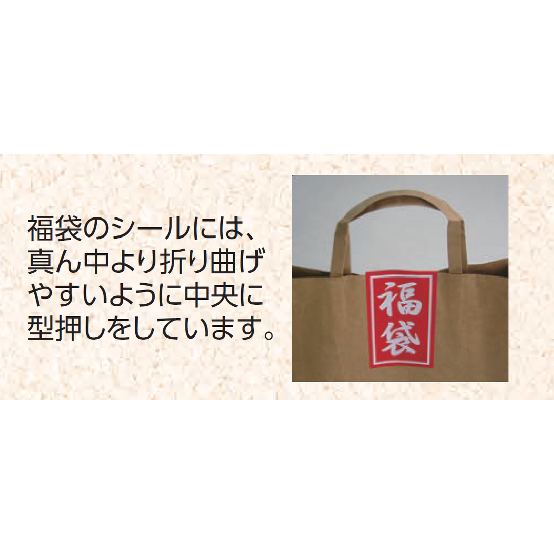 ARC POPシール 福袋大 BU【200mm×60mm】100枚入 LX384S-03