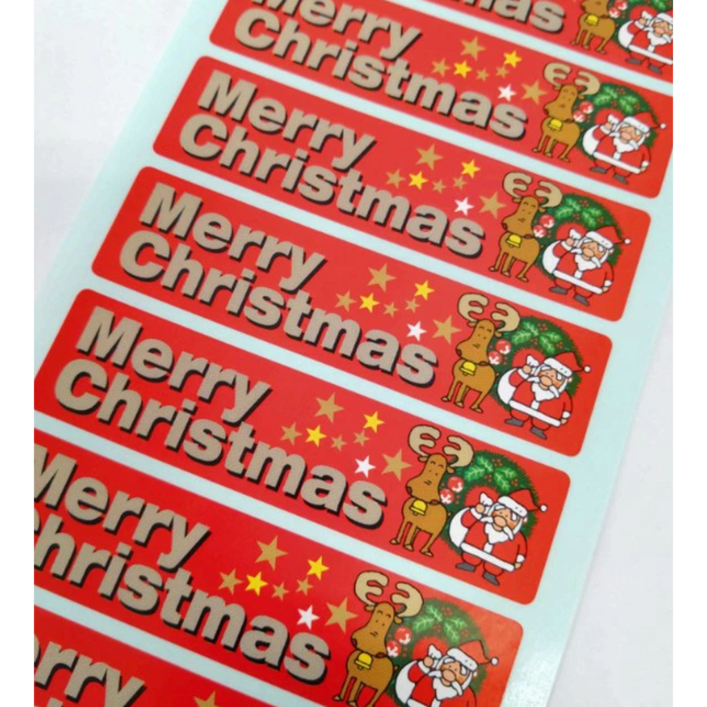 ARC POPシール MERRY CHRISTMAS BR【25mm×100mm】300枚入 LX387S-02