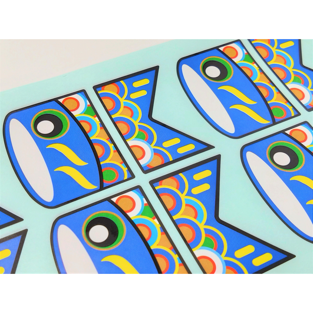 ARC POPシール こいのぼりｼｮｳ GR【45mm×68mm】200枚入 LX405S-02