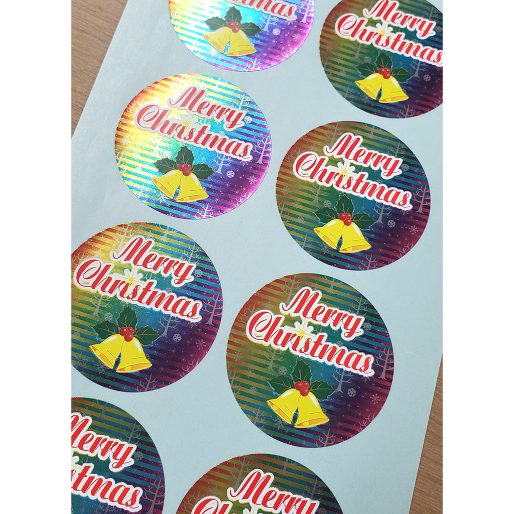 ARC POPシール クリスマススズBL【45mm×45mm】200枚入 LX449S-02