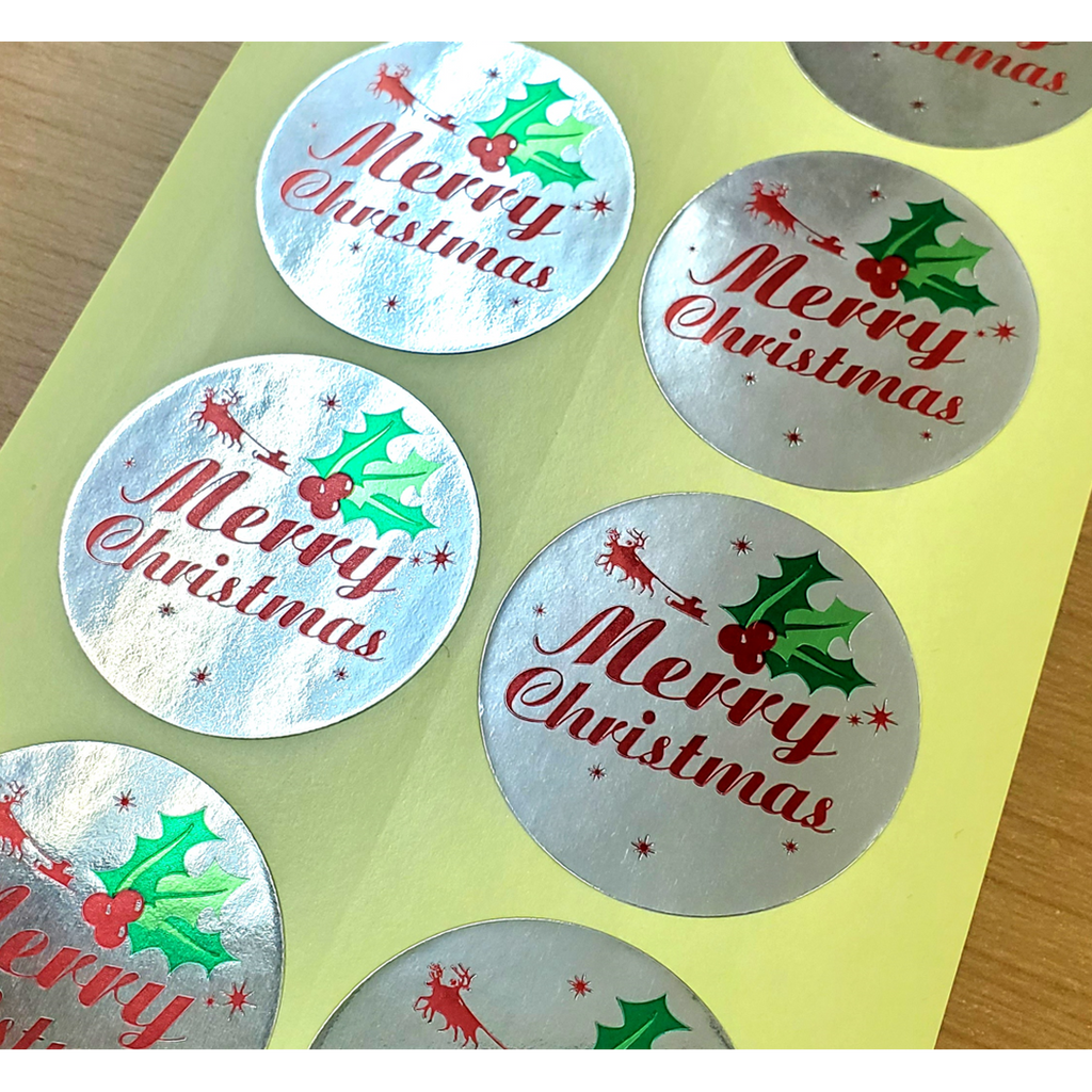 ARC POPシール クリスマスｻﾝﾀ BL【40mm×40mm】500枚入 LX452S-02
