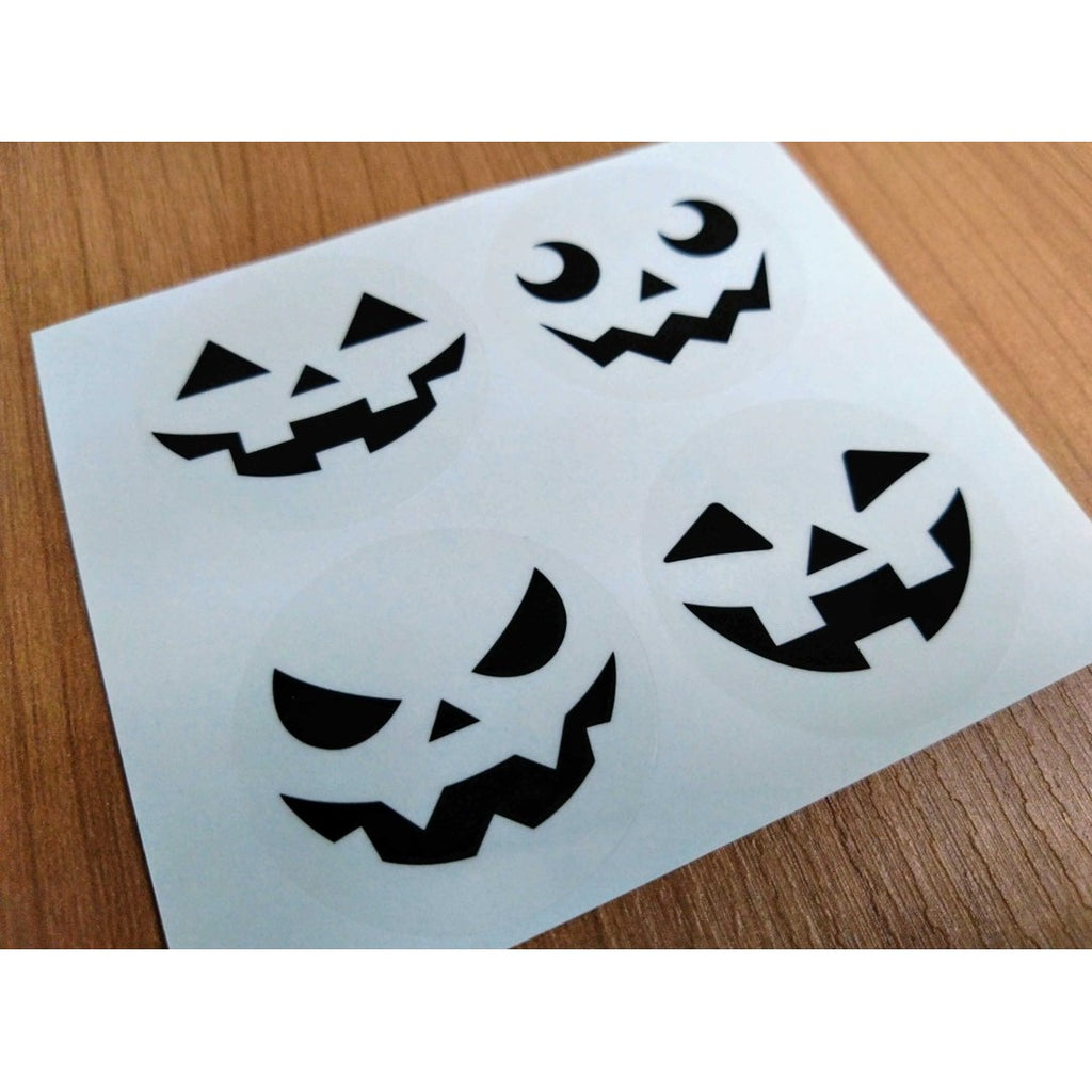 ARC POPシール ﾊﾛｳｨﾝ ｵﾊﾞｹ ｶｵ GR【40mm×40mm】200枚入 LX482S-02