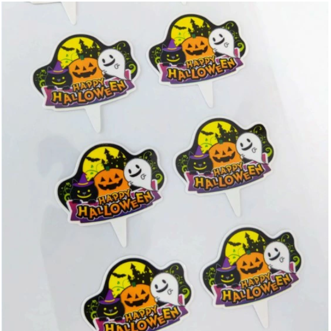 ARC POPシール ﾊｯﾋﾟｰﾊﾛｳｨﾝﾋﾟｯｸ RE【35mm×36mm】100枚入 LX515S-03