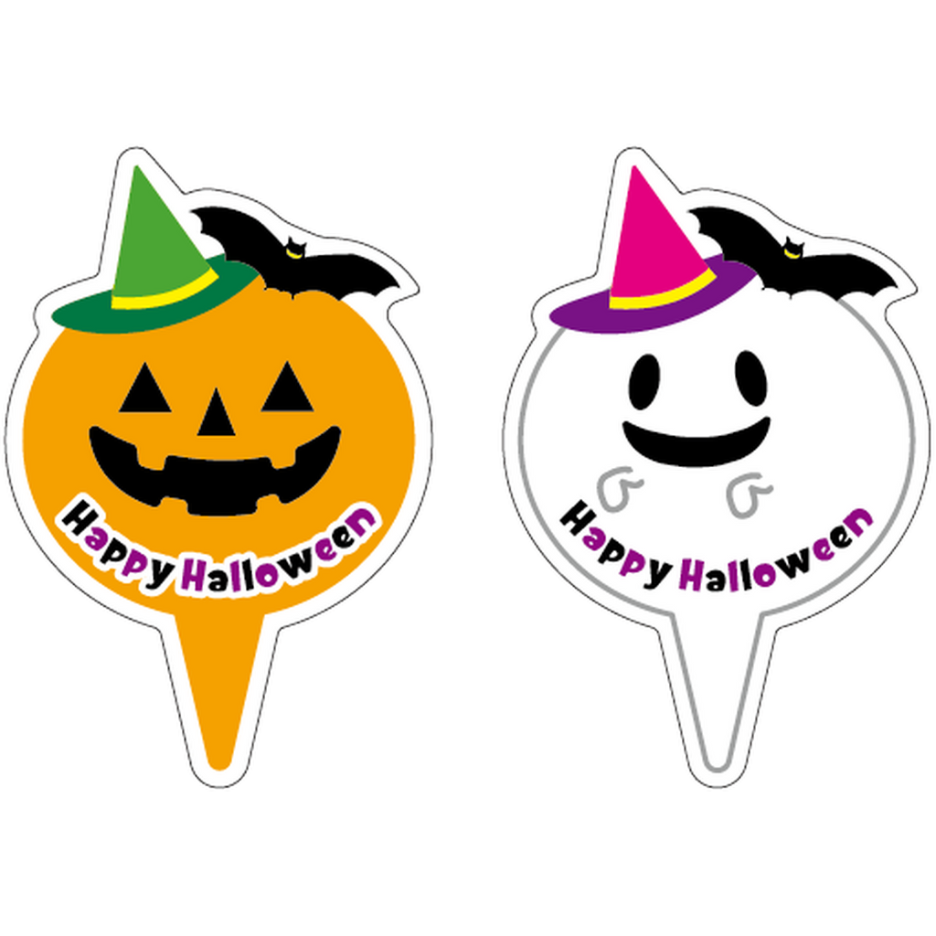ARC POPシール ﾊﾛｳｨﾝｱｿｰﾄﾋﾟｯｸ RE【45mm×30mm】100枚入 LX516S-01