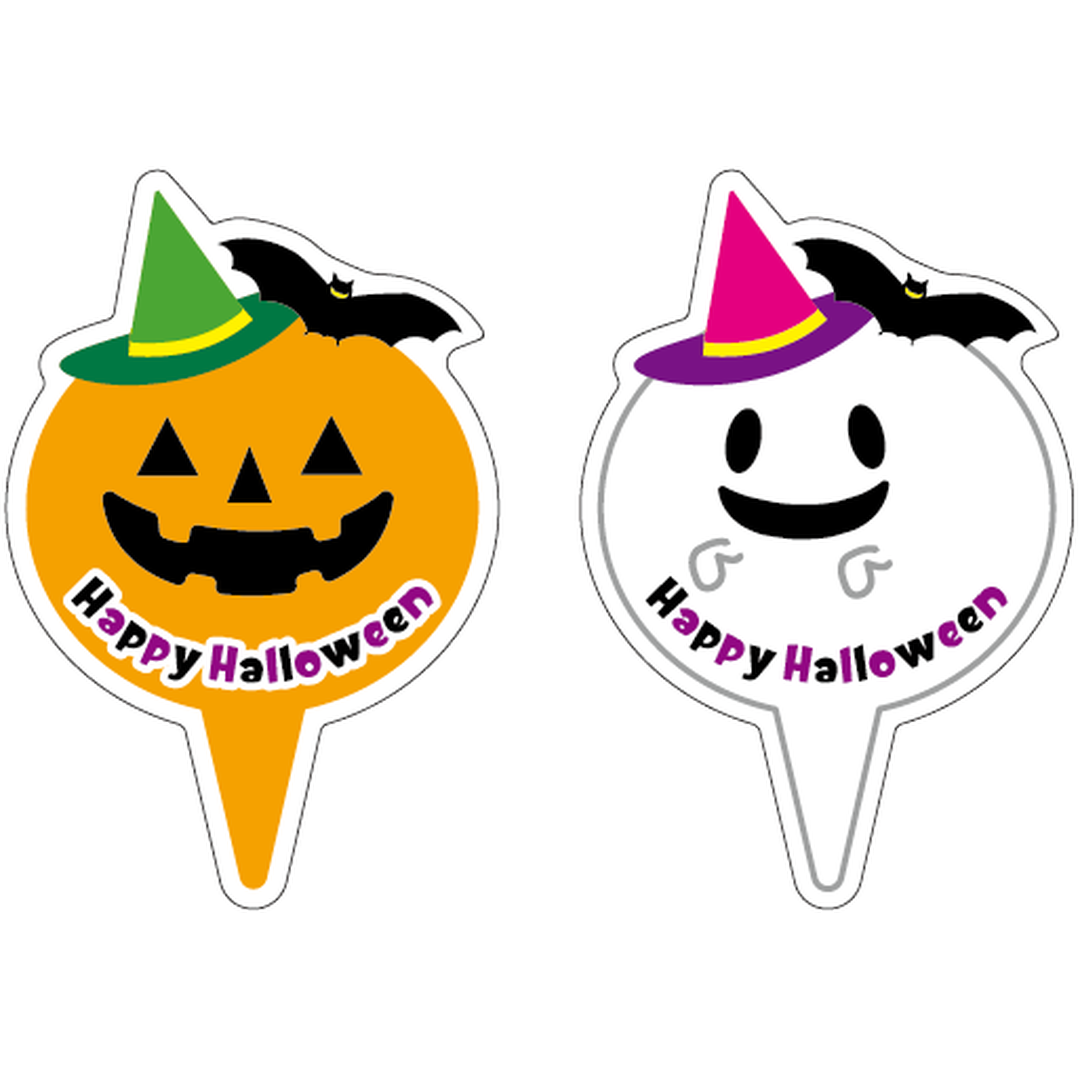 ARC POPシール ﾊﾛｳｨﾝｱｿｰﾄﾋﾟｯｸ RE【45mm×30mm】100枚入 LX516S-01