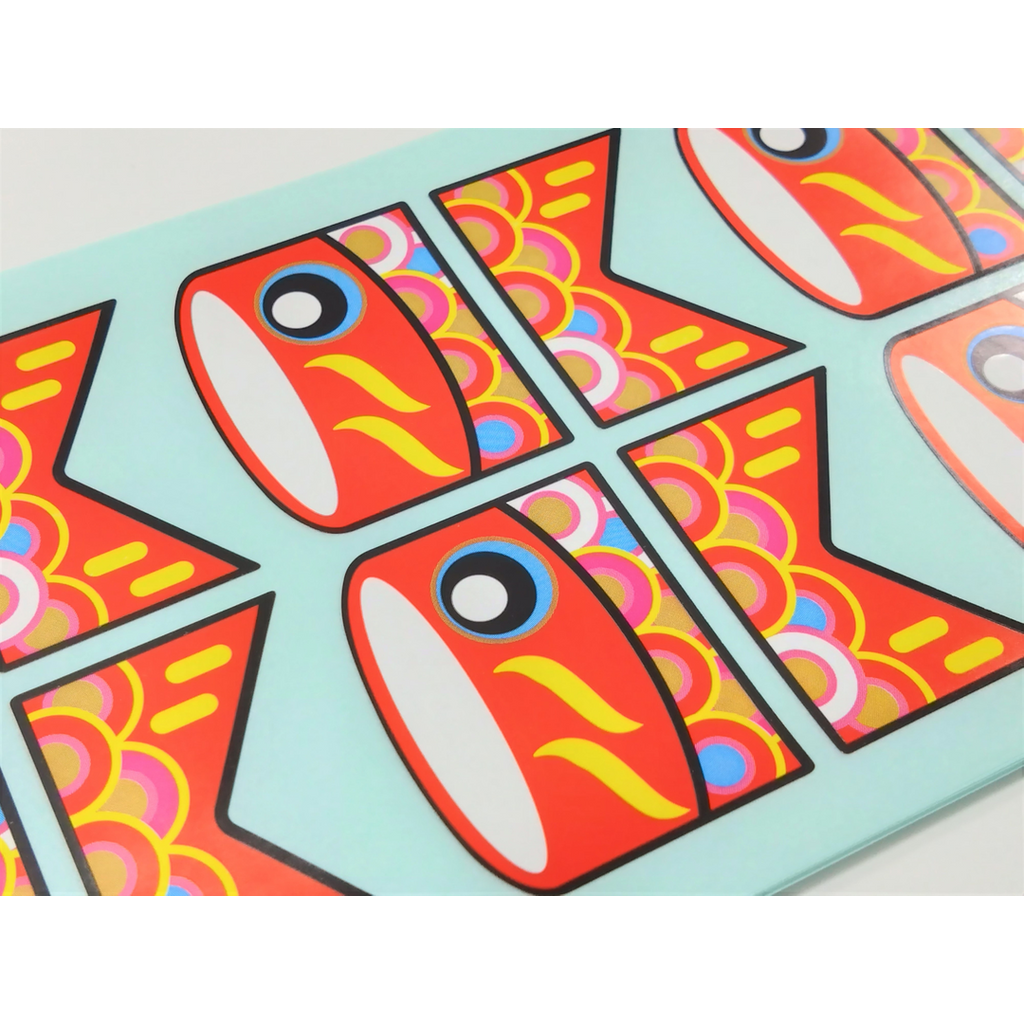 ARC POPシール こいのぼり赤ｼｮｳ GR【45mm×68mm】200枚入 LX532S-02