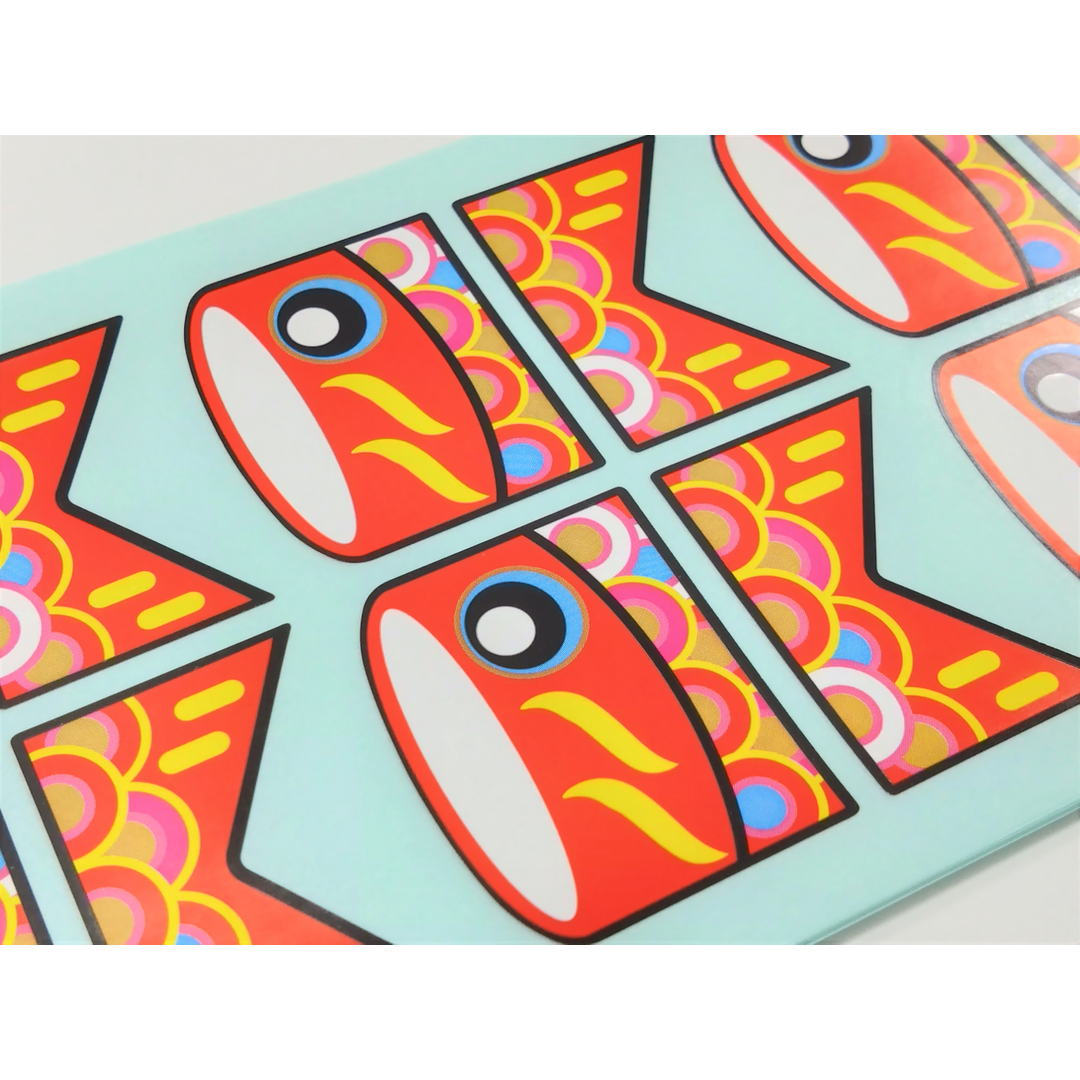 ARC POPシール こいのぼり赤ｼｮｳ GR【45mm×68mm】200枚入 LX532S-02