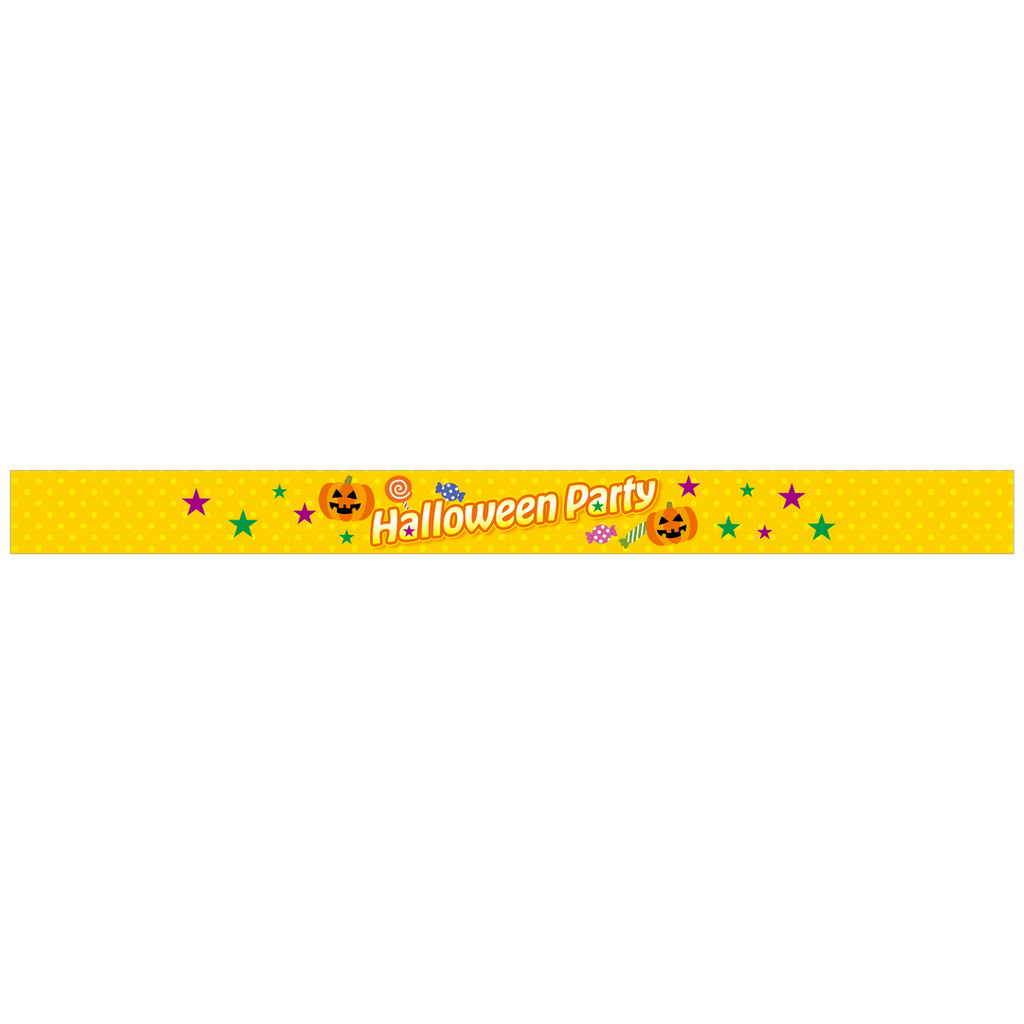 ARC POPシール ﾊﾛｳｨﾝﾊﾟｰﾃｨｰ帯 BL【30mm×360mm】100枚入 LX541S-01