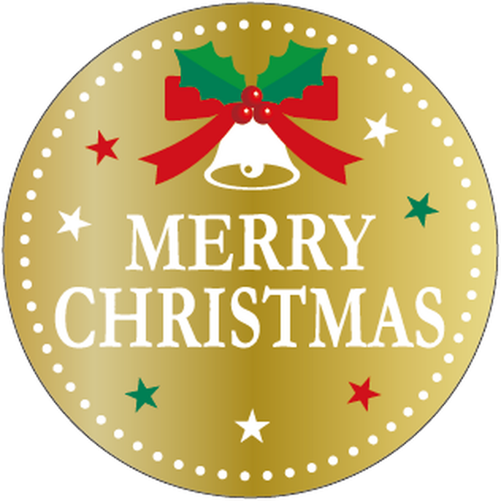 ARC POPシール ﾒﾘｰｸﾘｽﾏｽ絶縁箔 BL【40mm×40mm】200枚入 LX549S-01