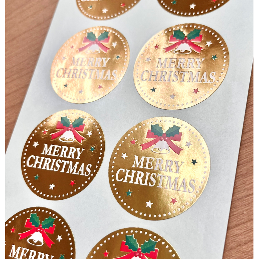 ARC POPシール ﾒﾘｰｸﾘｽﾏｽ絶縁箔 BL【40mm×40mm】200枚入 LX549S-02