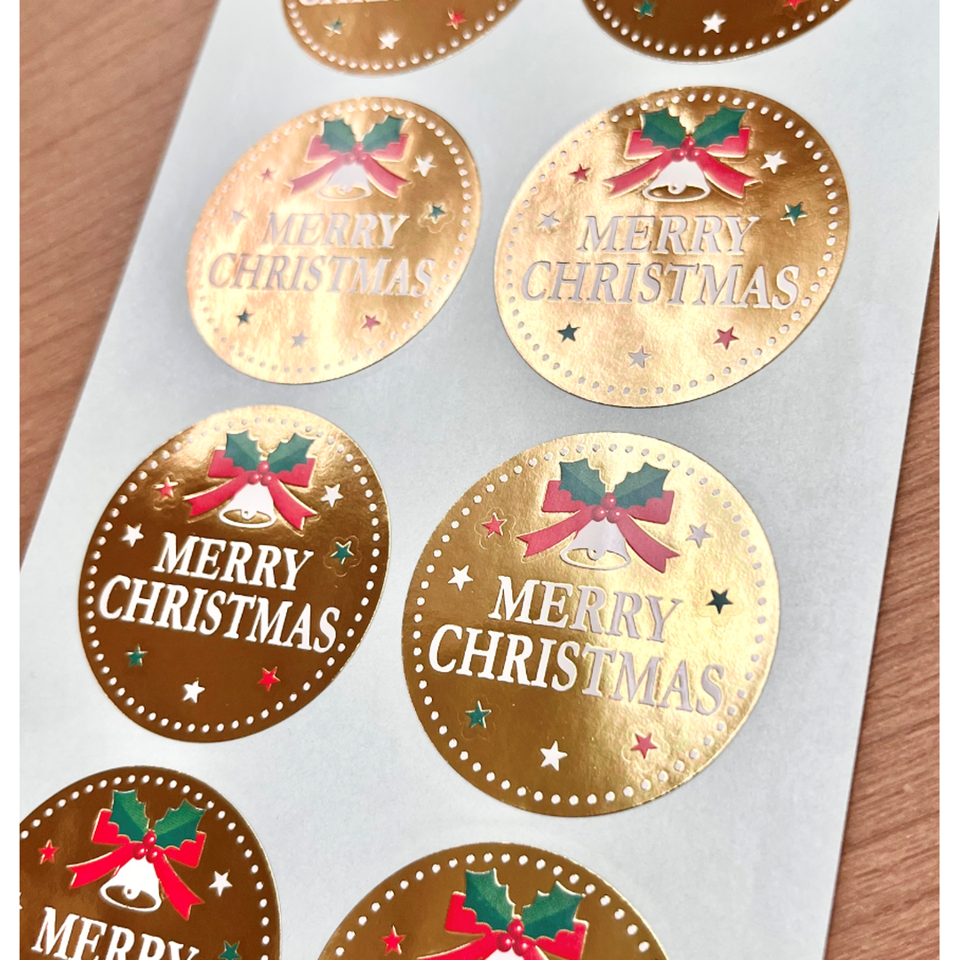 ARC POPシール ﾒﾘｰｸﾘｽﾏｽ絶縁箔 BL【40mm×40mm】200枚入 LX549S-02