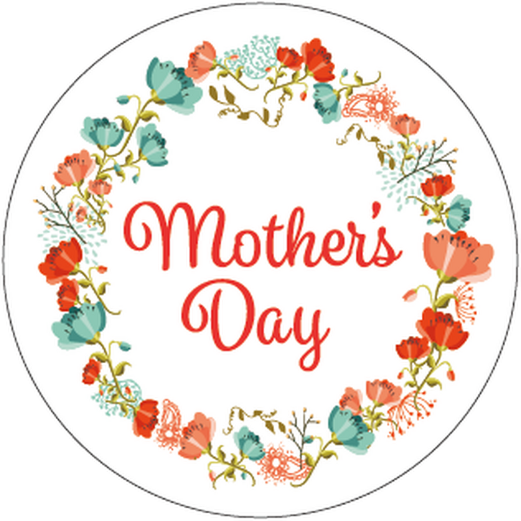 ARC POPシール MOTHERS DAY OR【40mm×40mm】300枚入 LX563S-01