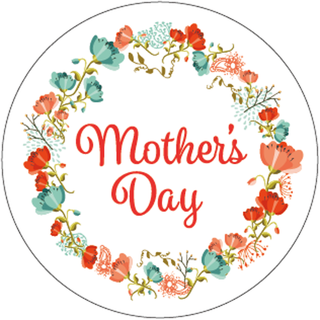 ARC POPシール MOTHERS DAY OR【40mm×40mm】300枚入 LX563S-01