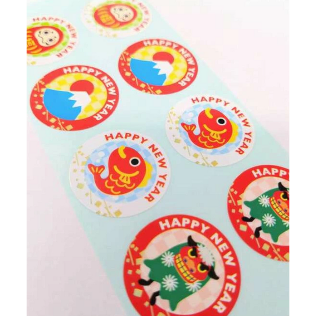 ARC POPシール HAPPY NEW YEARｱｿｰﾄBU【25mm×25mm】200枚入 LX600S-02